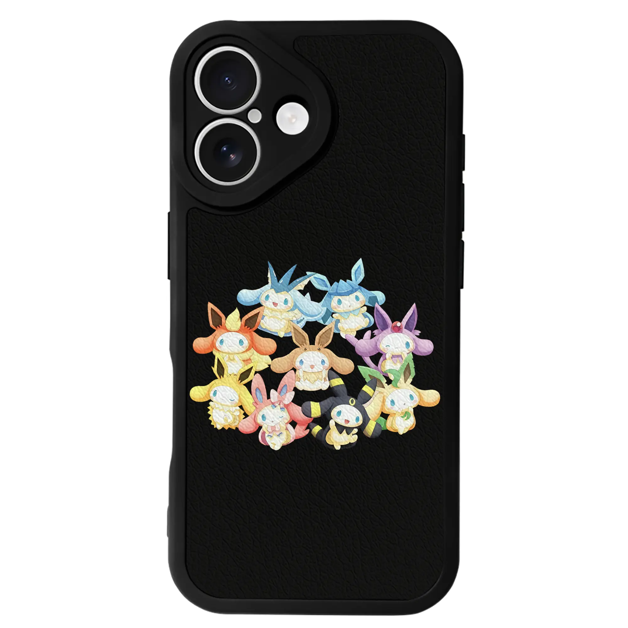 サンリオ グッズ,シナモロール - IPhone 16シリーズ対応 ・ シリコンスマホケース ・ レザー調 ・ 高精度フィット ・ 耐衝撃 ・ ワイヤレス充電対応 ・ 精密カット